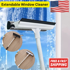 Tergicristallo Estensibile 32" Manico Lungo 2 in 1 Strumento Pulizia Vetri Auto Auto Finestrino Cura Prodotti price