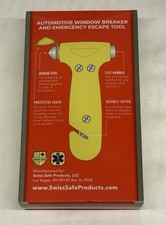Swiss Safe Durable 5-1 Martello di Sicurezza per Auto Rompivetro Confezione da 1, Verde Auto Finestrino Cura Prodotti price