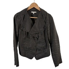 Giacca Moto CAbi Lino Cerato Cropped Ruffle Snap Front Taglia S Indie Sleaze Biker Moto Jackets price