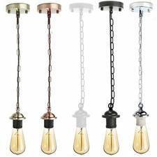 Lampada a sospensione moderna con catena porta sospensione E27 lampade decorative Pendente Light price