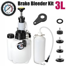 3L Brake Bleeder Kit Manual Fluid Pump with 4 Master Cylinder Adapters 1L Bottle Brakes price
