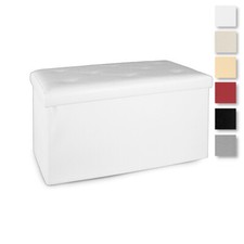 Panca rettangolare Pouf contenitore Ottoman in simil pelle Y945 Pouf price