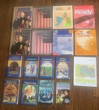 Abeka Third Grade Curriculum Readers, Teacher Edition Test Prep Lot of 17 Books Libri TEOG price
