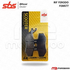 COPPIA PASTIGLIE FRENO ANTERIORE SBS 120 HF MESCOLA CERAMICATA - RIF. FDB677 SBS price