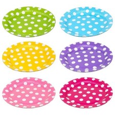 36 Piatti di carta monouso colorati 23 cm perfetti per feste ed eventi compleanno Disposable Tableware price