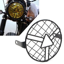 Protezione griglia faro 6,5" copri faro moto per Cafe Racer Bobber Moto Lights price