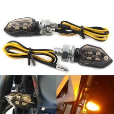 2 Pezzi Mini Moto 12V LED Segnali di Direzione Indicatore di Direzione Indicatore Luce Lampada Ambra Moto Lights price