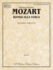 Rondo Alla Turca Wolfgang Amadeus Mozart Book [Softcover] Piano Alfred Music Pub Turca Classics price