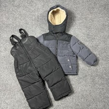 Tuta da neve Diesel bambino ragazzo 2T grigio nero puffer giacca bavaglino sci inverno set Snowsuit Bebè price