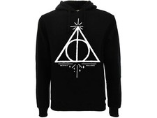 Felpa Harry Potter Doni della Morte con Cappuccio e Tasche. Ragazzo Adulto Felpa Ragazzo price