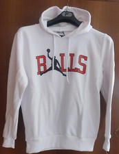FELPA UOMO RAGAZZO CON CAPPUCCIO E TASCONE IN COTONE BIANCO Felpa Ragazzo price