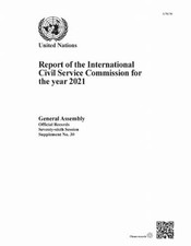 Report of the International Civil Service Commission fo -  NEW United Nations 20 Civil Service Diritto price