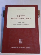 Diritto processuale civile vol. 1  anno 2008 (S11) Civil Diritto price