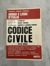 Codice Civile Hoepli 1985 Civil Diritto price