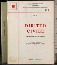 DIRITTO CIVILE (ISTITUZIONI DI DIRITTO PRIVATO). AA.VV. SIMONE. Civil Diritto price