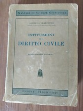 ISTITUZIONI DI DIRITTO CIVILE Alberto TRABUCCHI DECIMA EDIZIONE Civil Diritto price