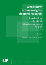 Libri What's New In Human Rights Doctoral Research. A Collection Of Critical Lit Human Rights Diritto price