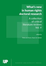 What's new in human rights doctoral research. A collection of critical lit... Human Rights Diritto price