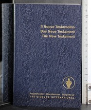 IL NUOVO TESTAMENTO. DAS NEUE TESTAMENT. AA.VV. GIBEONS INTERNATIONAL. International Diritto price