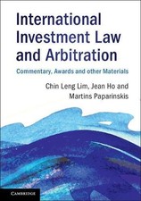 International Investment Law and Arbitration: Commentary, Awards International Diritto price