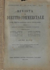 Rivista del diritto commerciale e del diritto generale delle obbligazioni n. 11- Diritto delle obbligazioni price