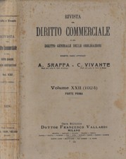 Rivista del diritto commerciale e del diritto generale delle obbligazioni volume Diritto delle obbligazioni price