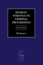 Hearsay Evidence in Criminal Proceedings - 9781849464635 Criminal Procedure Diritto price
