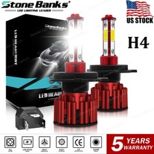 Kit conversione faro led 4 lati H4 abbaglianti abbaglianti HB2 9003 6000K lampadine luminose Banking Diritto price