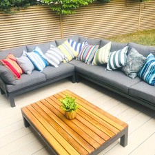Copricuscino Impermeabile 18" Estraibile Esterno Giardino Mobili Sedile Federa Giardino Cushion price