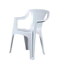 Sedia in Polipoprilene da Giardino con Braccioli Impilabile Esterno Interno Giardino Sedia price