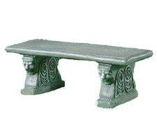 Casa Delle Bambole Grigio Beige Anticato Giardino Bench Sedile Miniatura Parco Giardino Bench price