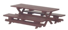 Bambole Casa Doghe Legno Picnic Tavolo E Bench Set Miniatura Mobili da Giardino Giardino Bench price