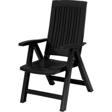 Poltrona Sdraio Pieghevole 5 posizioni Lucrezia Verde scuro 60x60x105 Giardino Giardino Poltrona price