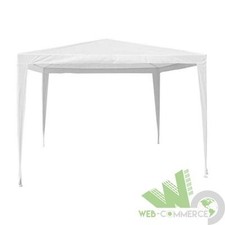 GAZEBO ACCIAIO RETTANGOLARE OASIS MT.3X2 300X200CM POLIETILENE BIANCO TETTOIA Gazebo price