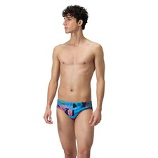 Speedo Slip Uomo Allover Digitale 7cm Navy - 75cm/30" Prezzo consigliato £25 Briefs Uomo price