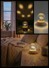 Sfera di cristallo 3D Via Lattea  - base in legno- decorazione luce romantica Letto Bebè price