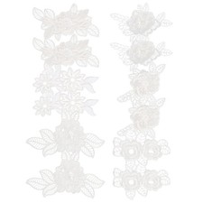 12 Pezzi Riparazione Scavo Materiali Ausiliari Ricamo Artigianale Applique Auxiliary Materials price
