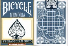 Mazzi di carte da gioco Bicycle Memoria (griglia fineigliana) carte da gioco SIGILLATI Memoria Cards price