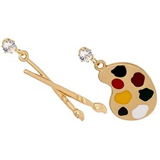 Orecchini pendenti vassoio pittura gioielli artista per artisti pendenti donna Oro Orecchini price