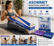 Asommet Set Fasce di Resistenza Yoga Esercizio Fitness Fasce con Marsupio Nuovo Resistance Band price