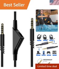 Cavo per cuffie intrecciato 6,5 piedi per Astro A40/A10 - controllo volume incluso Accessori per Headphone price