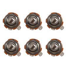 6X Parti E Accessori per Chitarra  1/4 6.35mm 2-Conductor Mono C7547 Accessori per Ricambio Parti e price