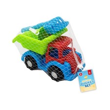 Camion Spiaggia Sabbia e Secchio con Attrezzi Set 4pz Plastica Giardino Giocattoli Bambini Esterno Giocattoli outdoor e da giardino price