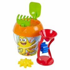 Set secchiello da spiaggia e mulino a sabbia in plastica design pesci per bambini set giocattolo sabbiera esterno Giocattoli outdoor e da giardino price