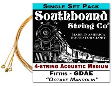 "Octave Mandolin" GDAE Set di corde per strumenti a 4 corde scala 23-25" String Instruments price