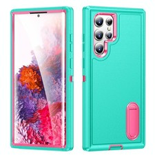 Per Samsung Galaxy S23 ultra 5G 3 in 1 Custodia rigida per telefono (blu + rosa) Telefono Custodia price