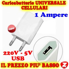 USB 1A cellulari 220V compatibile ADATTATORE tablet fotocamere CARICABATTERIE it Tablet Caricabatterie price