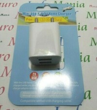 CARICABATTERIE SPINA MURO 2 USB 2,1A RICARICA CELLULARE SMARTPHONE TABLET IPAD Tablet Caricabatterie price