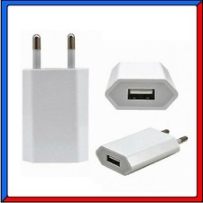SPINA CARICABATTERIA PRESA DA MURO BIANCO USB PER IPHONE IPOD TABLET UNIVERSALE Tablet Caricabatterie price