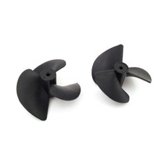 2x Elica RC Barca 2mm 40mm 3 Lame Nylon Prop per Fai da Te Modello Barca Giocattolo Nave Toy Ship price
